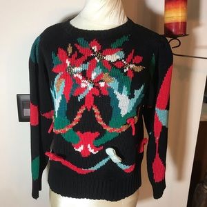 Women’s Vintage Christmas sweater size medium cute